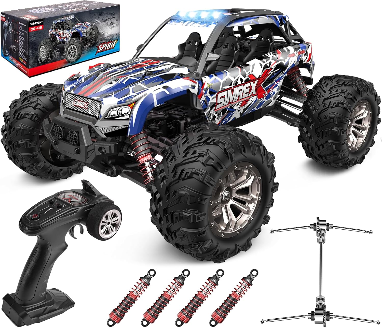 Rc Hobby Grade Monster Truck - Mobil RC kelas hobi skala 1/16,