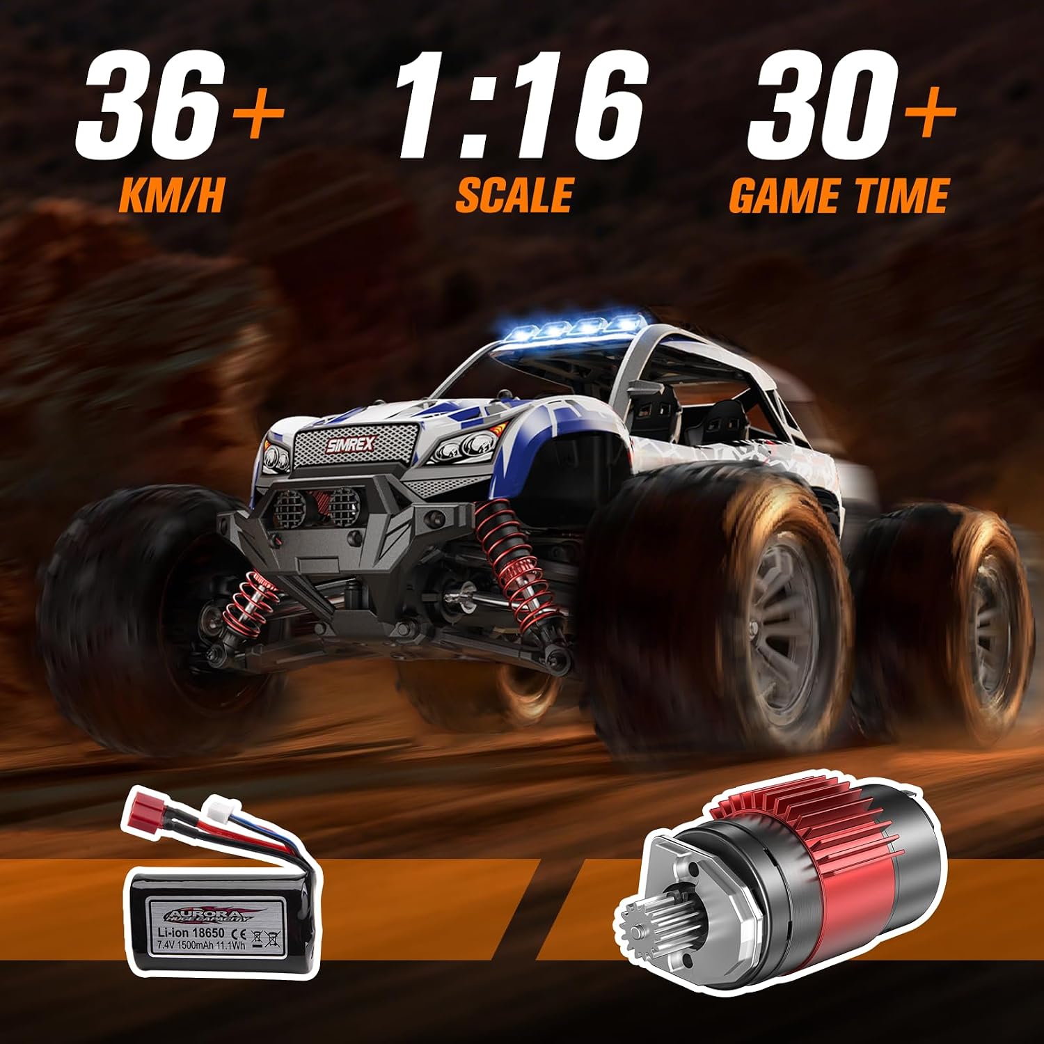 Mobil RC kelas hobi skala 1/16 - Rc Hobby Grade Monster Truck ulasan dan harga