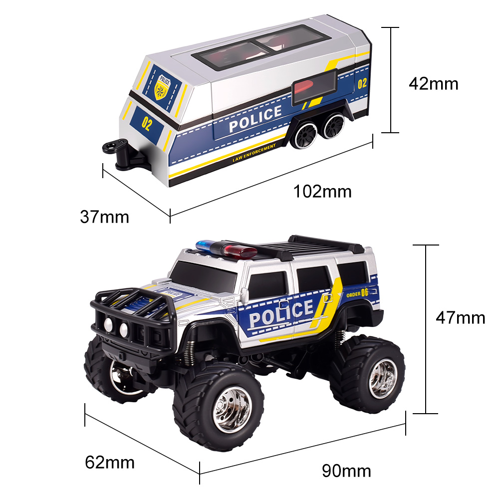 Mobil Polisi RC 9imod 2.4G Kon - Rc Hobby Grade Truck ulasan dan harga